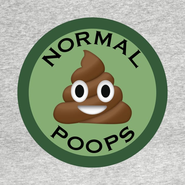 Normal Poops Badge by sunnyfuldraws